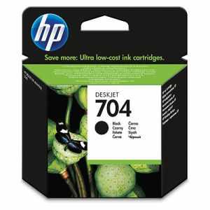 HP 704 Black Ink Cartridge - Click Image to Close