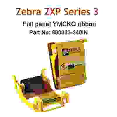 Zebra ZXP3 YMCKO ZXP True Color IN Series 3 FullPanel Colour Ribbon