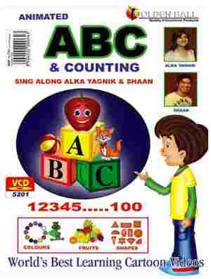 Golden Ball Animated English VCD ABC And Counting