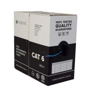 CAT 6 UTP LAN Network Cable 305 Mitrers Bundle Box