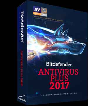 Bitdefender 2017 Antivirus Plus SI Pack 5 CD 5 Key Software CD