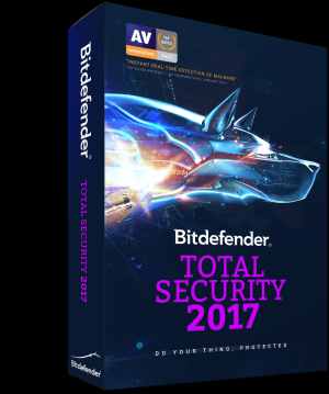 Bitdefender 2017 Total Security Software CD