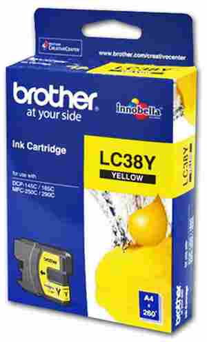 Brother Lc38y Ink Cartridge | Brother LC 38Y cartridge Price 20 Apr 2024 Brother Lc38y Ink Cartridge online shop - HelpingIndia