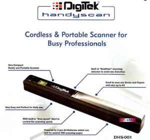 Digitek HandyScan - Magical Portable & Cordless Scanner