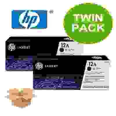 12a Twin Dual Pack Toner | HP 12A Q2612AF Cartridge Price 26 Apr 2024 Hp Twin Printer Cartridge online shop - HelpingIndia