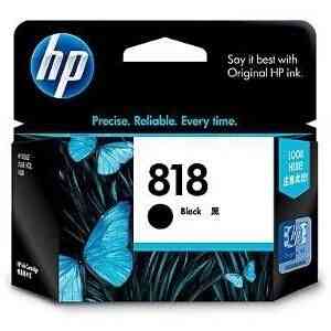 HP 818 (CC640ZZ) Black Ink Cartridge - Click Image to Close