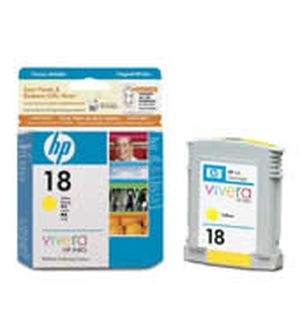 HP 18 Yellow Ink Cartridges