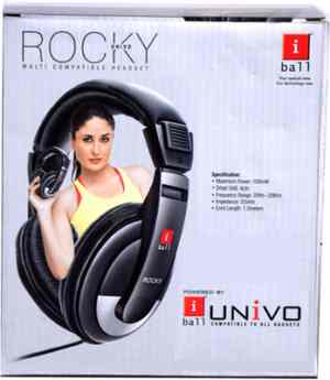 Rocky Wired Headset | iBall Rocky Univo Headphones Price 23 Apr 2024 Iball Wired Headphones online shop - HelpingIndia