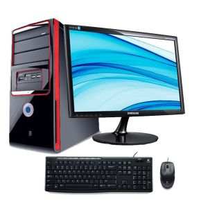 Assembled Core-I3 Latest 7th Gen Desktop PC with LED for Home/Office
