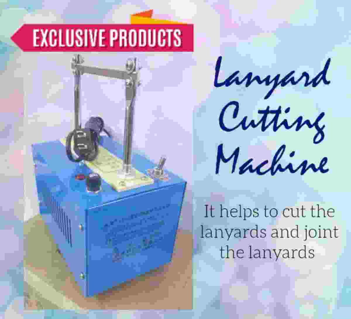 Lanyard Cutting Cut and Joint ID Card Ribbon Dori Cutter Machine