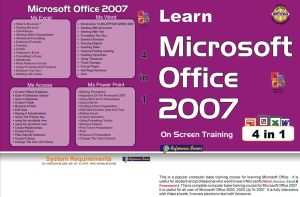 Microsoftw Office 2007 Learning (4 CD Pack) Tutorial