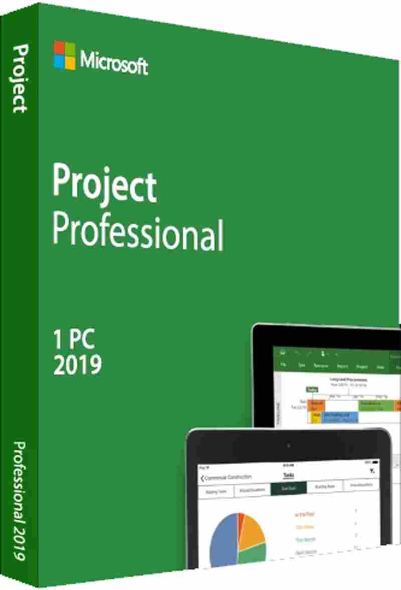 Microsoft Project 2019 Standard Software