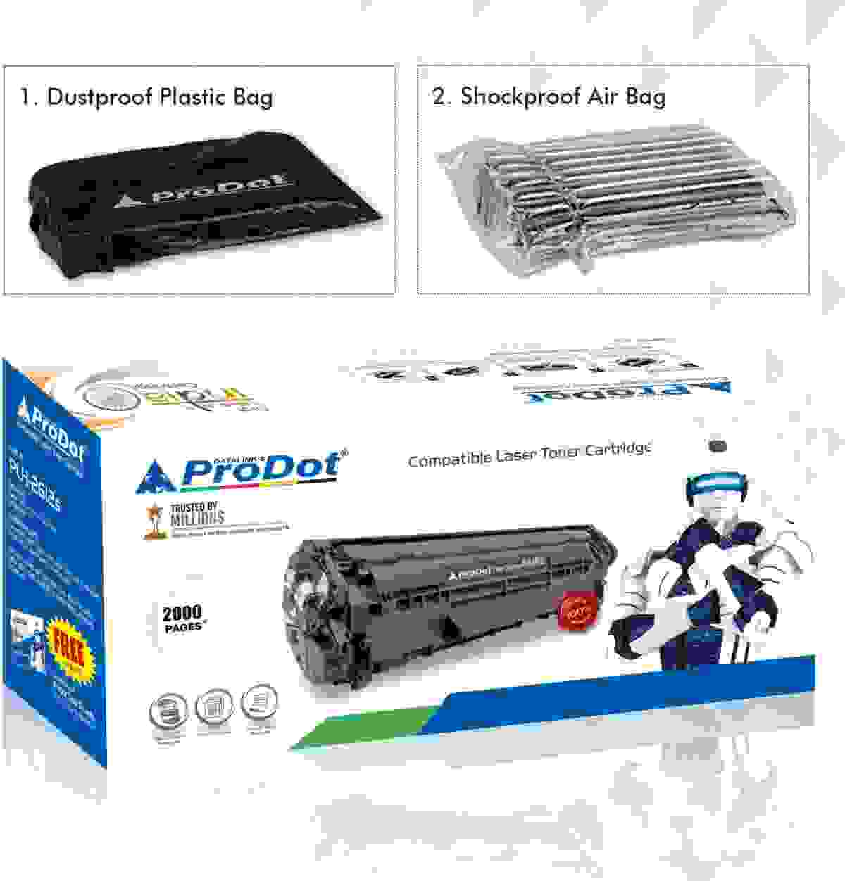 Prodot Hp Q2612A Toner Cartridge | ProDot 12A HP Cartridge Price 8 May 2024 Prodot Hp Toner Cartridge online shop - HelpingIndia