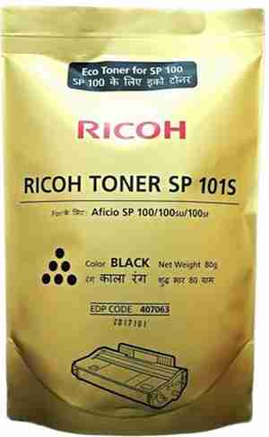 Ricoh SP 101S Black Toner Refill Powder Pouch