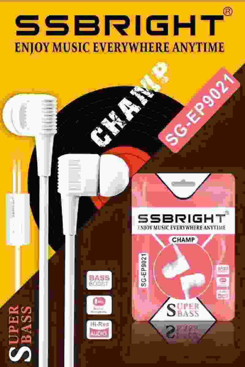 SSBRIGHT SG-EP9021 MultiColor Universal Hands Free AirPhone HeadPhone