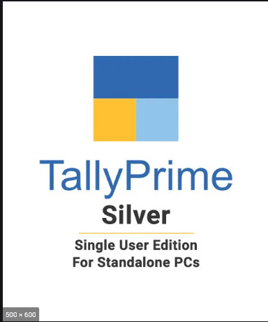 Tally Prime GST Ready Single Silver Accounting Software CD Call for Best Price - Click Image to Close