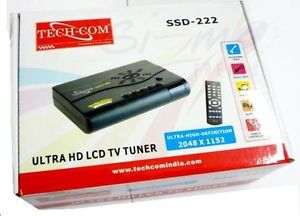 Techcom External TV Tuner LCD TFT Box