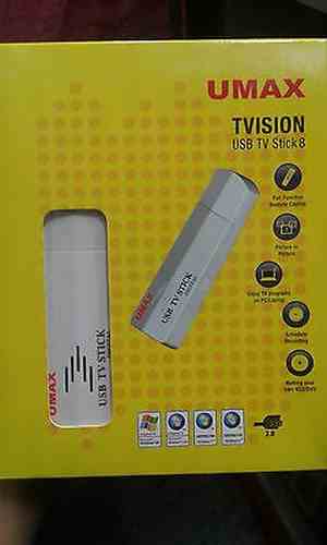 UMAX T-VISION USB TV Tuner Stick - Click Image to Close