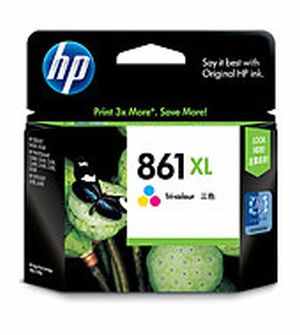 HP 861XL Large Tricolor Ink Cartridge