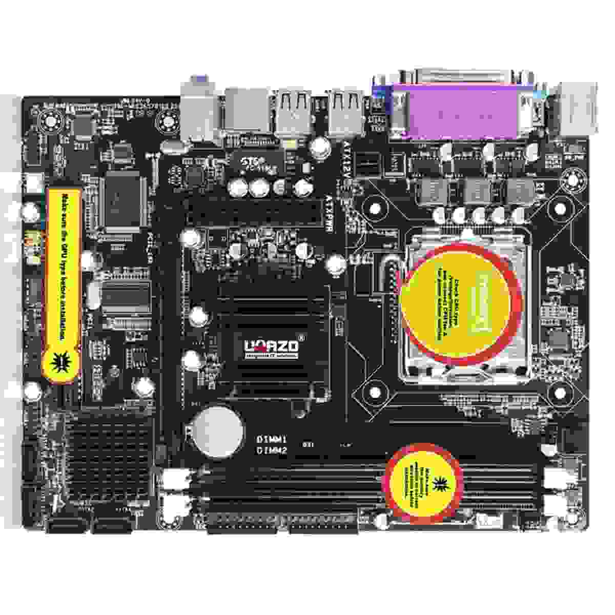 UQAZO G31 Intel Chipset HIGH QUALITY WITH LPT PORT Desktop Mothboard