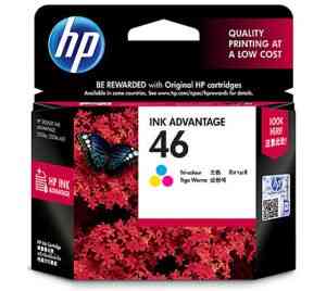 Hp 46 Color Ink Cartridge | HP 46 Tri-color Cartridge Price 23 May 2022 Hp 46 Advantage Cartridge online shop - HelpingIndia