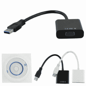 USB to VGA Graphic Converter Card Display Cable Adapter