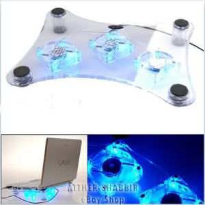 USB Cooling Pad Laptop Stand Cooler With 3 Fan