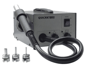 SOLDERING HOT AIR GUN Original Quick Kt 850 Commercial Analog SMD Soldering Rework Station With Auto Cut Machine