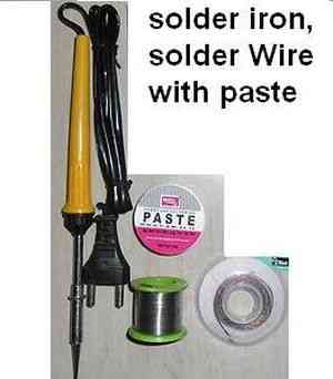 Soldering Iron - 25W (US, 220V),Solder Wire With Paste