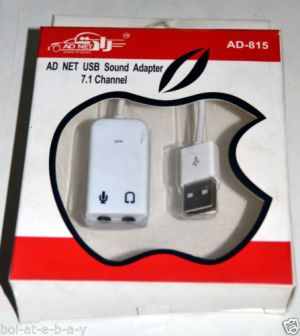 Adnet Sound Card 7.1 Channel for Laptop Desktop Notebook Virtual Sound Card
