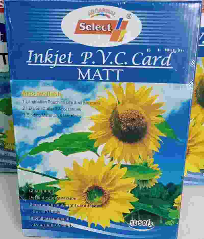Aggarwal Select Inkjet PVC Card Matt Plastic HD Digital School ID Card Dragon Sheet Matt