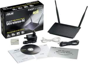 Asus DSL-N12E 300 Mbps Wireless ADSL Modem Router