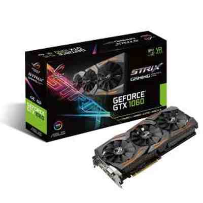 Asus GTX1060 STRIX 6GB DDR5 NVIDIA GeForce VR Ready Gaming/Graphics Card