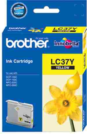 Brother LC 37Y Yellow Ink cartridge