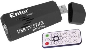Enter USB TV Tuner Stick for Laptop Desktop Record Feature