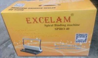 Spiral Binding Machine | Excelam Spiro40 Manual Machine Price 3 Oct 2023 Excelam Binding Machine online shop - HelpingIndia