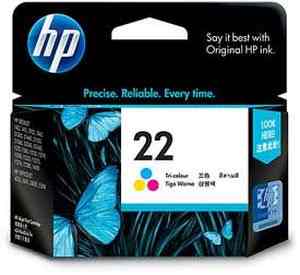 HP 22 Tri-colour Inkjet Print Cartridge