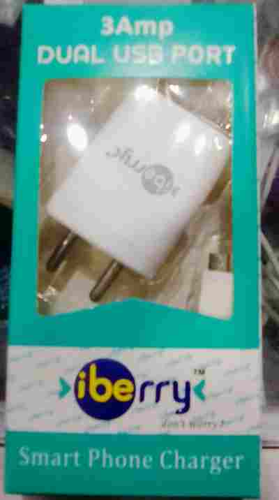 Dual Usb Charger | iBerry Dual USB Charger Price 4 Mar 2024 Iberry Usb Smartphones Charger online shop - HelpingIndia