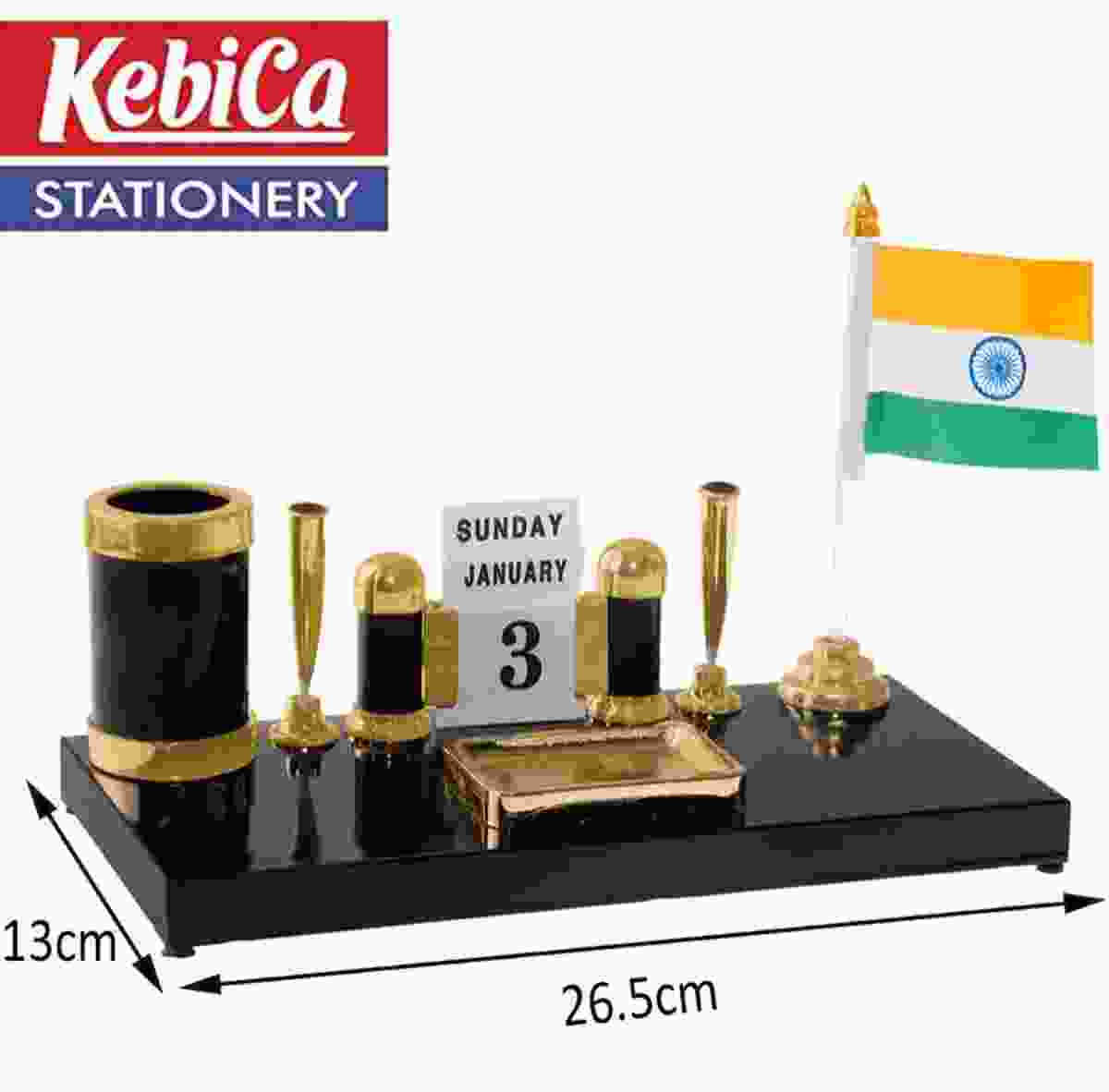 Decorative Pen Stand | Kebica 120F Desk Stand Price 4 Oct 2023 Kebica Pen Stand online shop - HelpingIndia