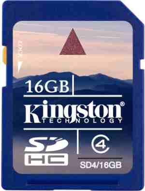 Kingston SD 16 GB Class 4 Memory Card