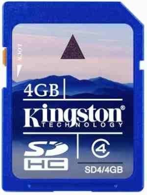 Kingston SD 4 GB Class 4 Memory Card