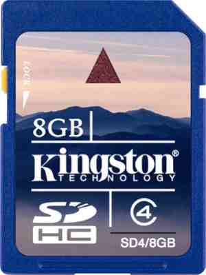 Kingston SD 8 GB Class 4 Memory Card