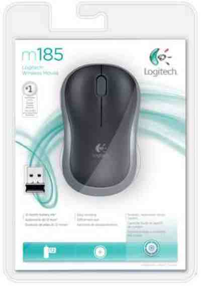 Logitech M185 Wifi Mouse | Logitech M185 Wireless Mouse Price 3 Dec 2023 Logitech M185 Wireless Mouse online shop - HelpingIndia