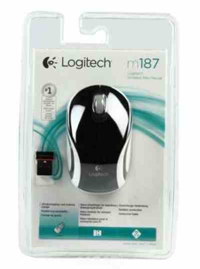 Logitech M187 Mini Laptop / Desktop Wireless Mouse