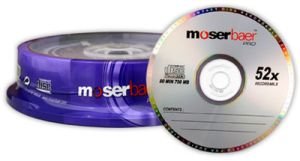 Moser Baer Pro Double Dual Layer Blank DVD-R 8.5GB JEWEL CASE