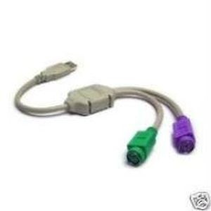 USB To PS2 Converter Cable Connect for Keyboard Mouse