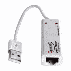 Quantum QHM 8106 USB to Lan Adapter RJ45 10/100 LAN Card