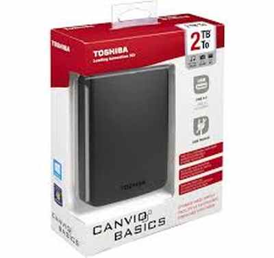 Toshiba Canvio Basics 1TB USB 3.0 External Hard Drive HDD