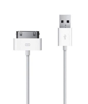 USB Charger & Sync Data Cable 30 Pin for iPod, iPad, iPhone - Click Image to Close